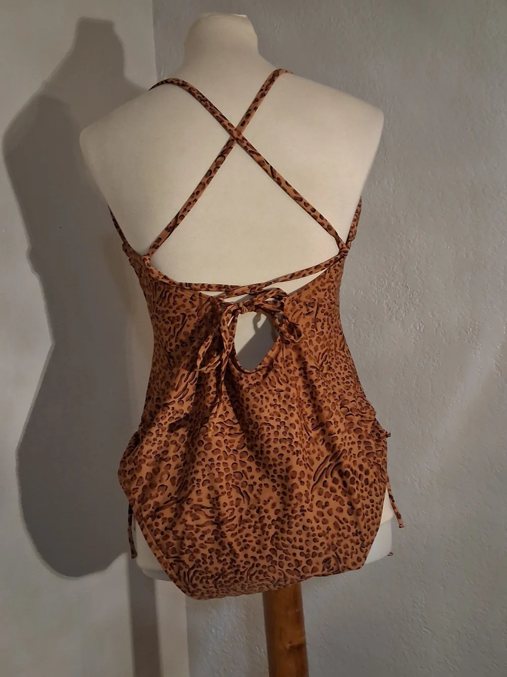 Shade & Shore Brown Leopard One-Piece Swimsuit